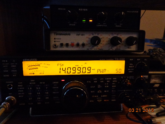 how to connect kenwood ts-590s to cw decoder