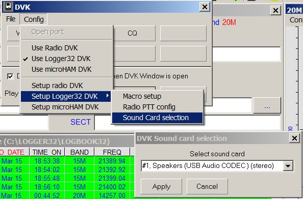 Logger32 DVK Soundcard