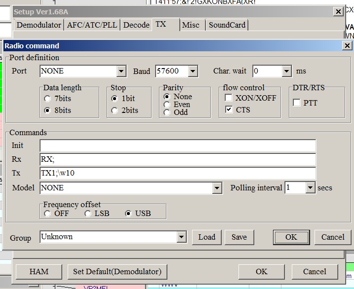 MMTTY Radio Command